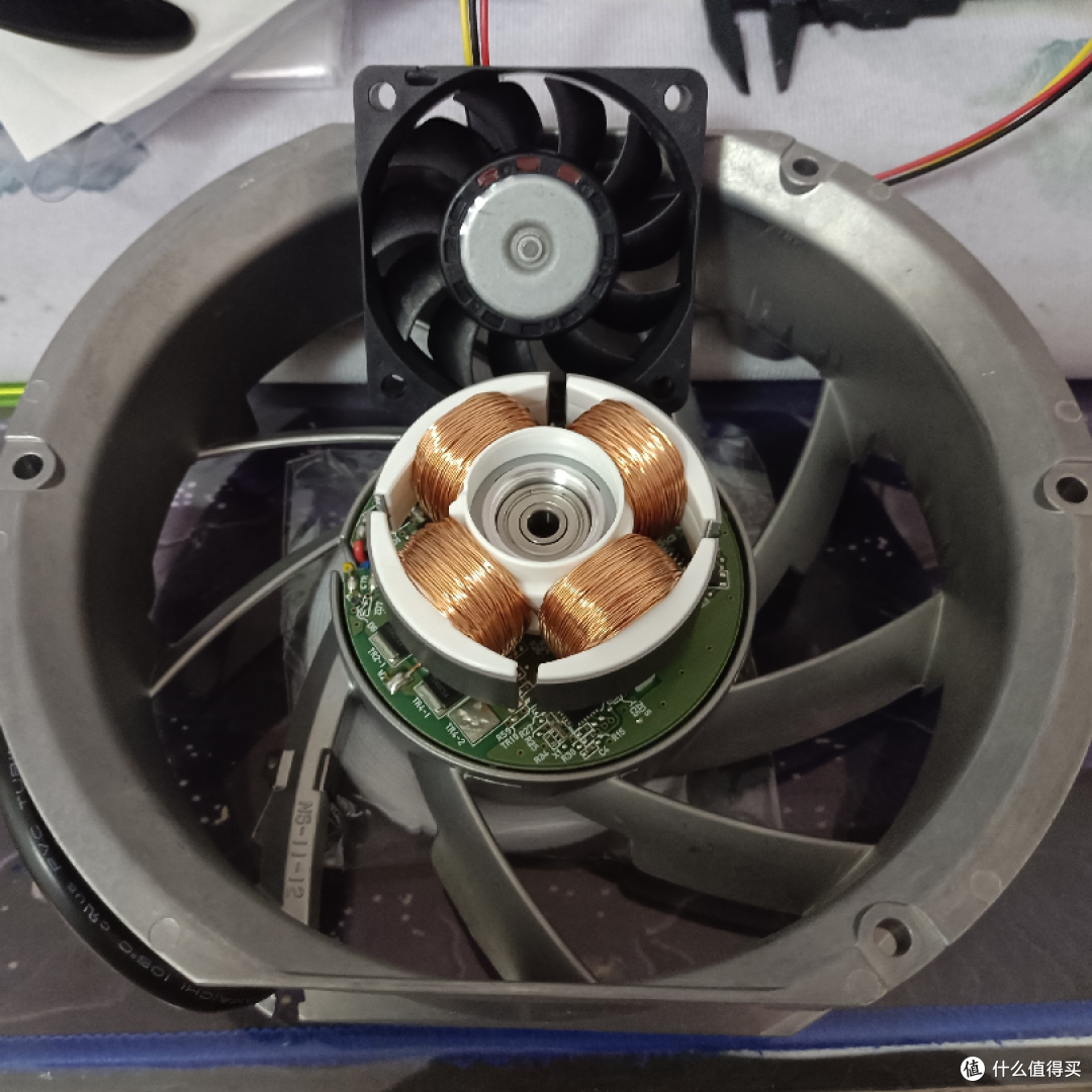 风扇拆解记录 篇十九:三洋山洋9gv,17cm厘米铝框巨型暴力风扇拆解赏析