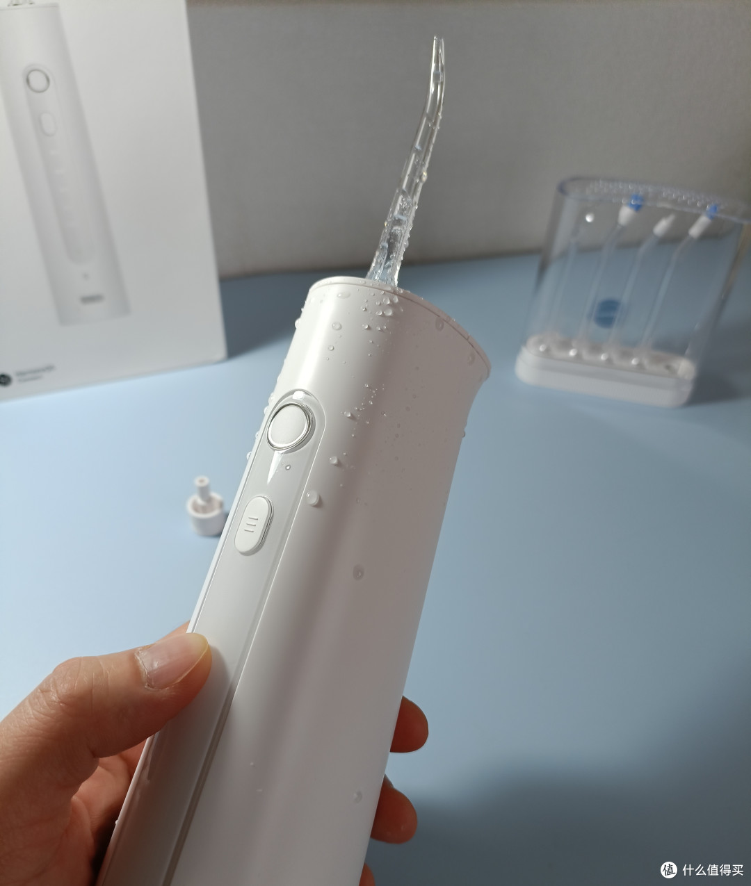 守护口腔健康,华为智选力博得智能冲牙器评测
