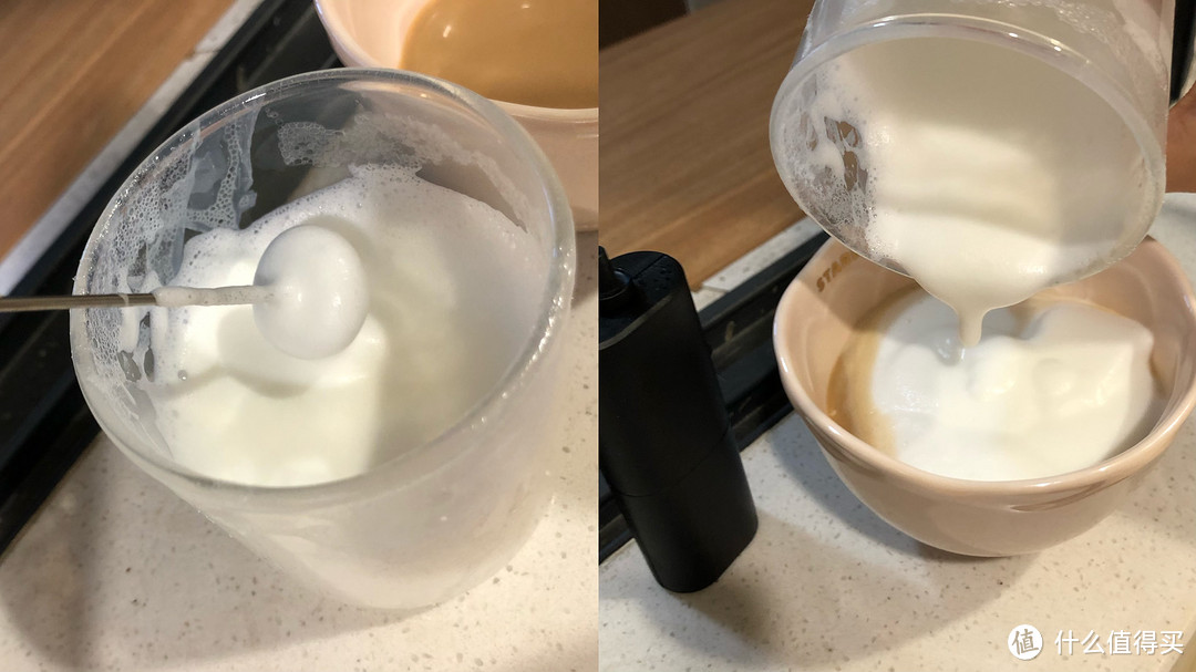 牛奶加热后，奶泡超绵密