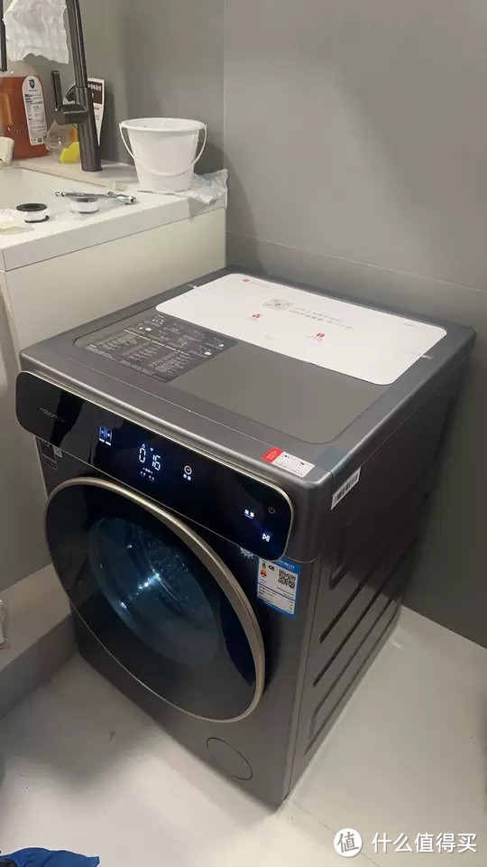 美的滚筒洗衣机全自动家用智能变频除菌螨洗脱一体MD100V58WT