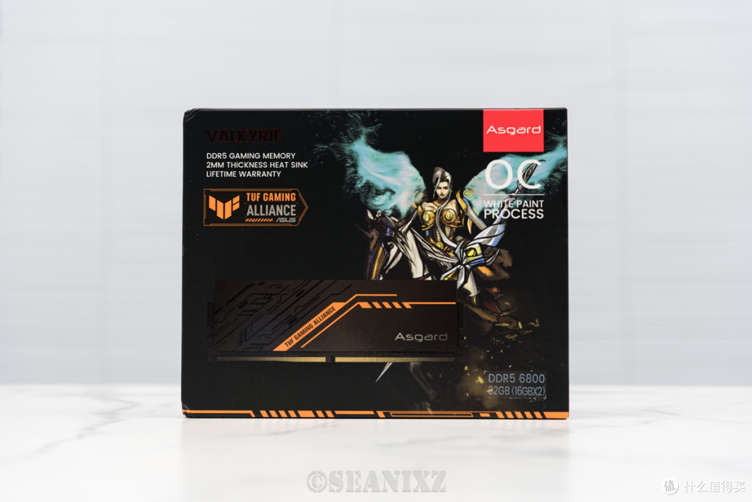 Asgard 阿斯加特32GB(16Gx2)套装DDR5 6800 台式机内存条TUF RGB灯条海
