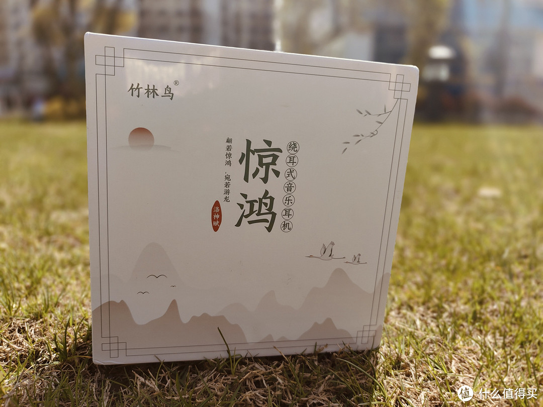 国风潮流款设计,高清通透音质耳机竹林鸟惊鸿