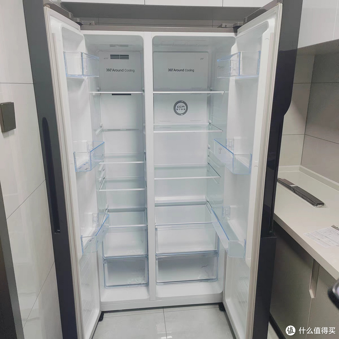 容声609L双开对开门大容量官方风冷无霜变频超薄嵌入式家用电冰箱