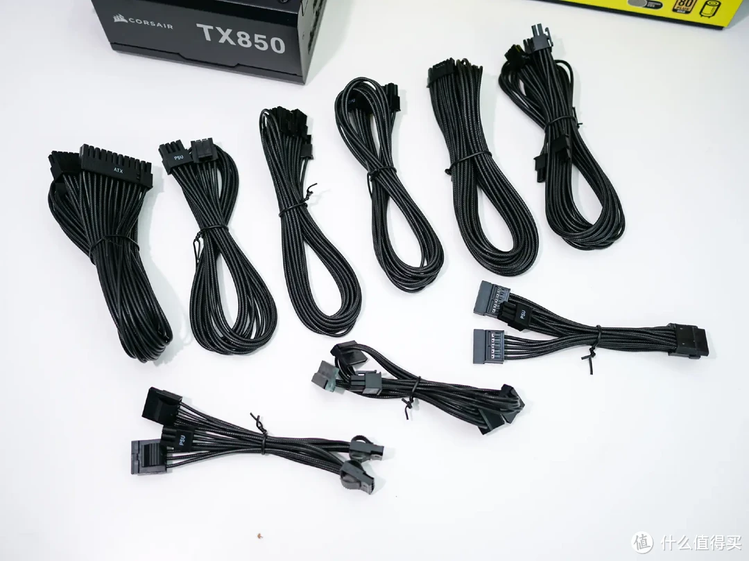 紧凑全模组,美商海盗船新款TX850金牌ATX3.0电源开箱拆解