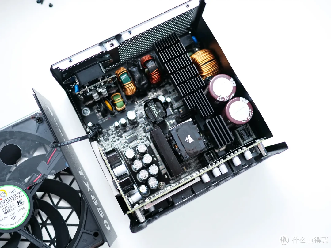 紧凑全模组,美商海盗船新款TX850金牌ATX3.0电源开箱拆解