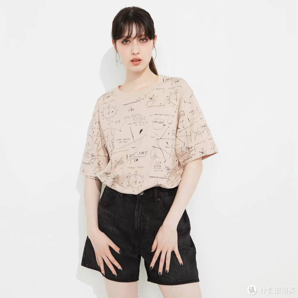 优衣库男装女装情侣装ut archive印花短袖t恤巴斯奎特·第三款:99→59