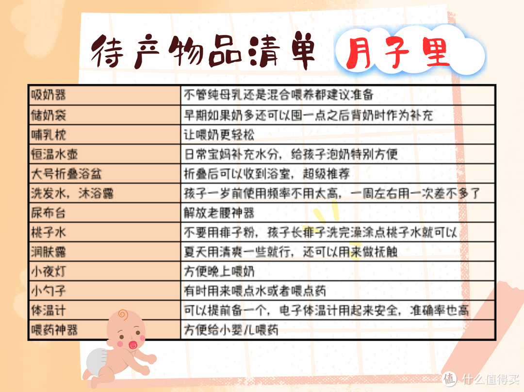2024年618最新待产清单,夏天生孩子的宝妈请收好