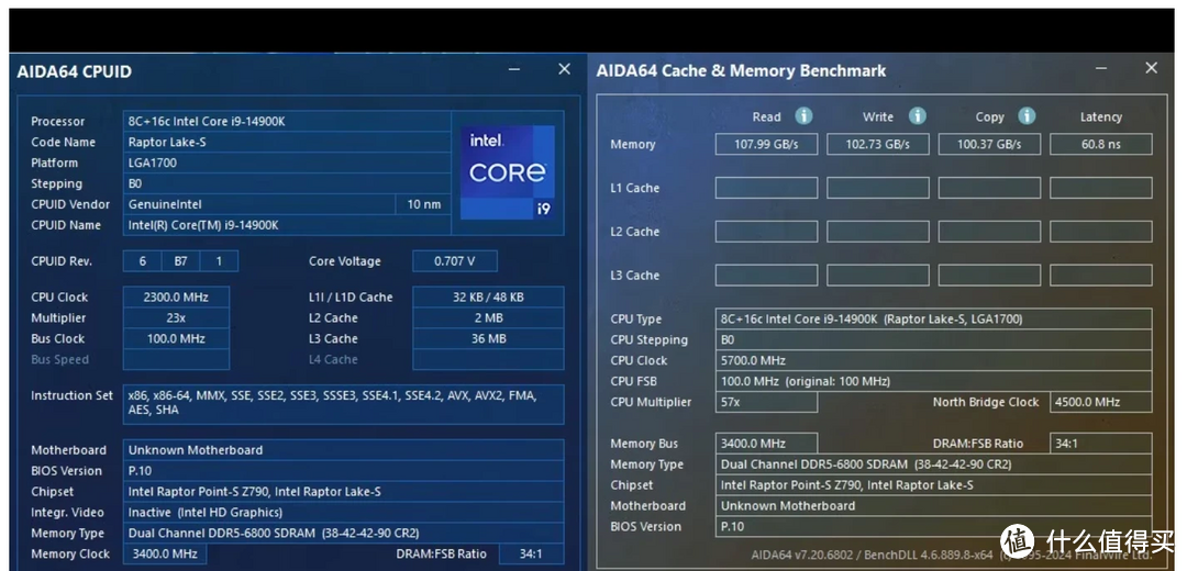 6800 MT/s（CL38 1.35V）