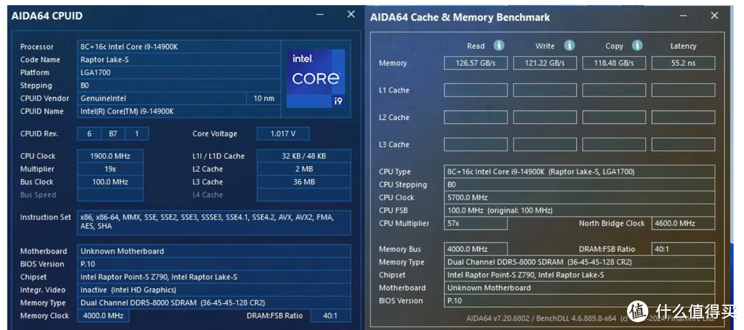 8000 MT/s（CL36 1.45V）