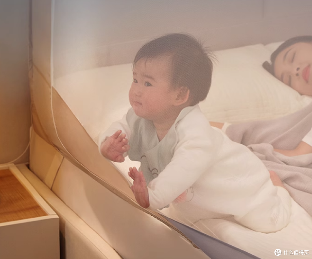 凭什么说它是天花板级别的防摔蚊帐?宝妈亲测:确实是!