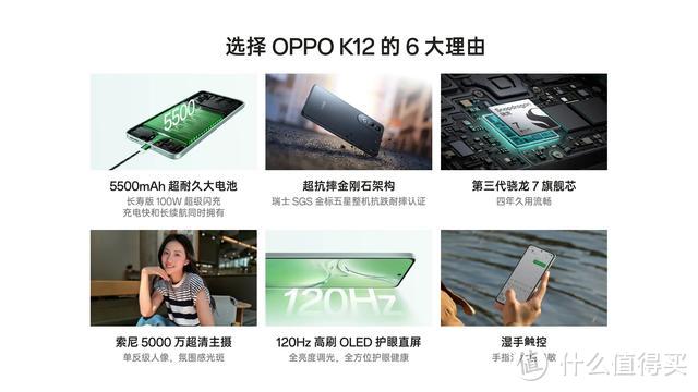 OPPO K12正式发布：5500mAh+100W+骁龙7Gen3，售价有点意外！