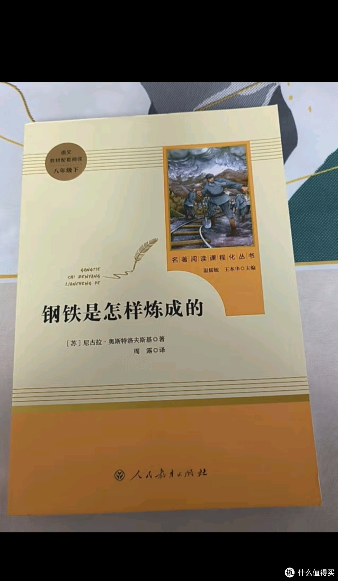 钢铁是怎样炼成的 人教版名著阅读课程化丛书 初中语文教科书配套书目 八年级下册