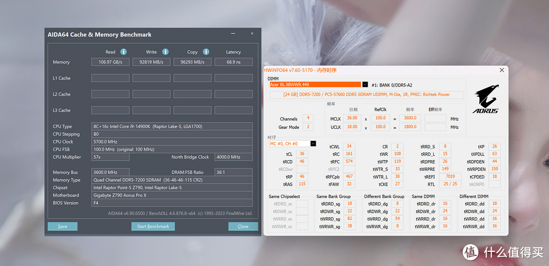 大容量高性能并存，宏碁掠夺者Hermes DDR5 7200MHz 24Gx2内存条测评！