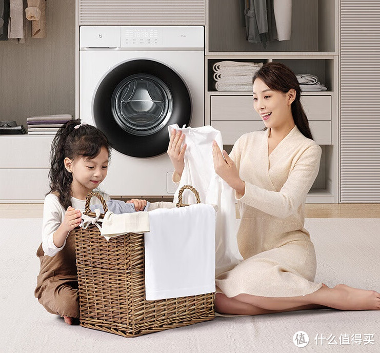 米家小米直驱滚筒洗衣机10kg：智能洗护，提供精致洗护体验
