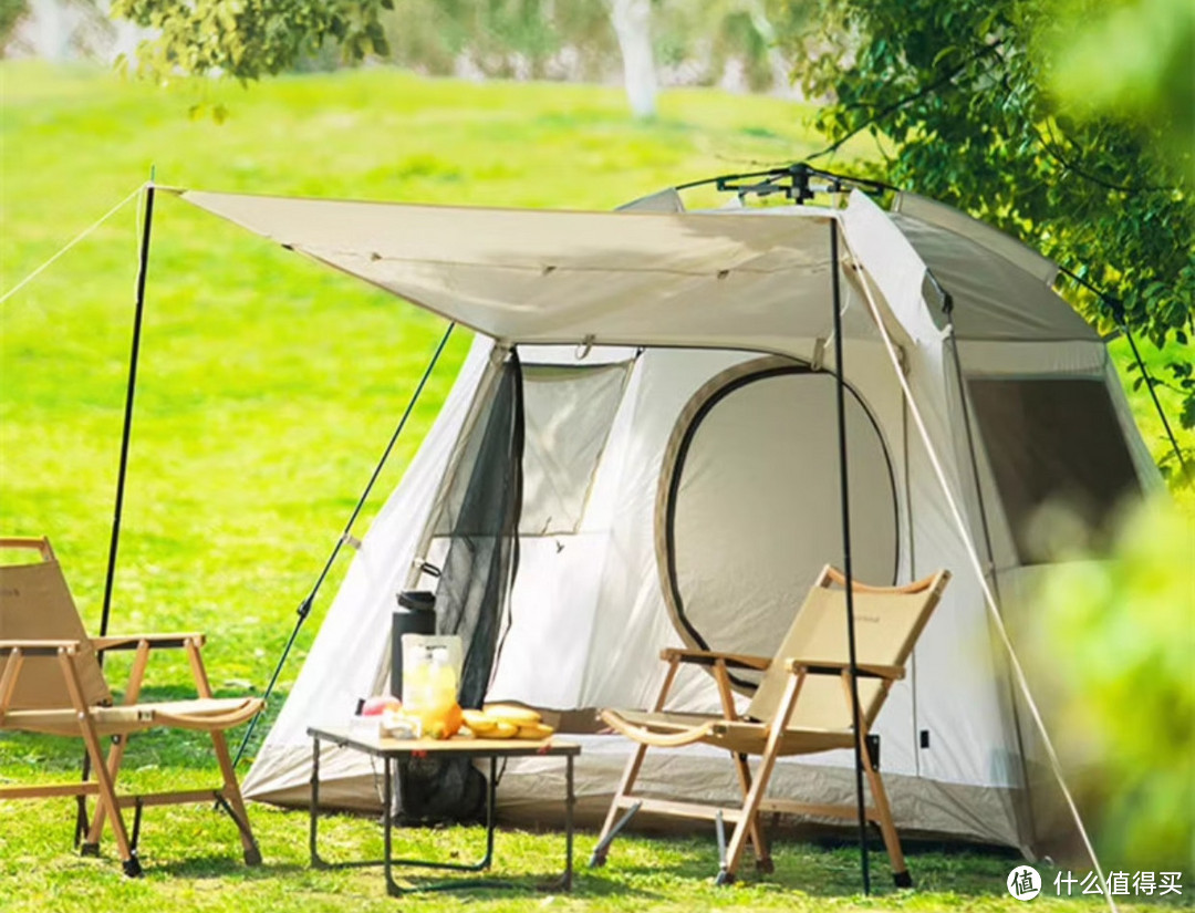 迪卡侬户外露营帐篷分享，钓鱼，野餐都可以。