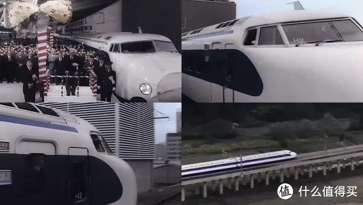 上世纪七十年代日本新干线列车