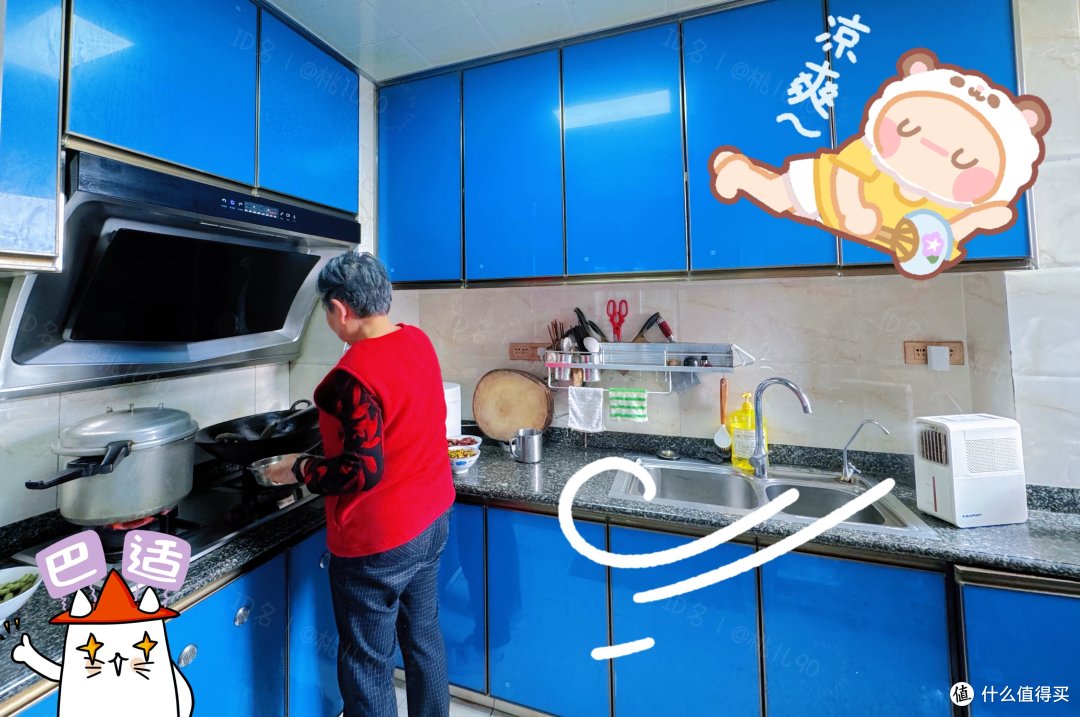 为什么不用厨房空调?因为有性价比更高的厨房降温方案/蓝宝厨房冰雾扇亲测