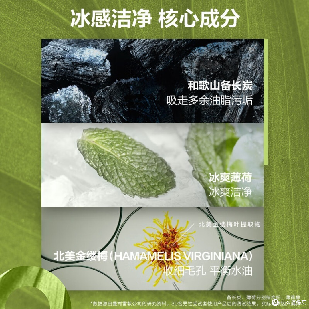曼秀雷敦男士冰爽活炭洗面奶