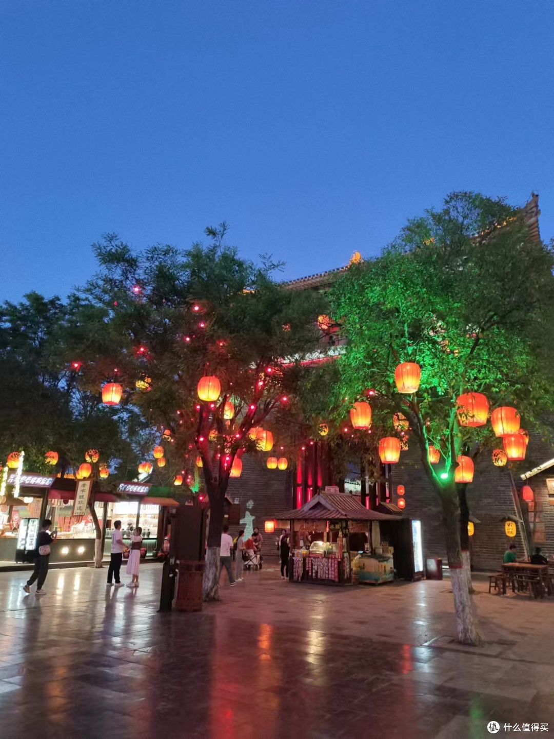 夜间的清明上河园很美，梦回大宋汴梁