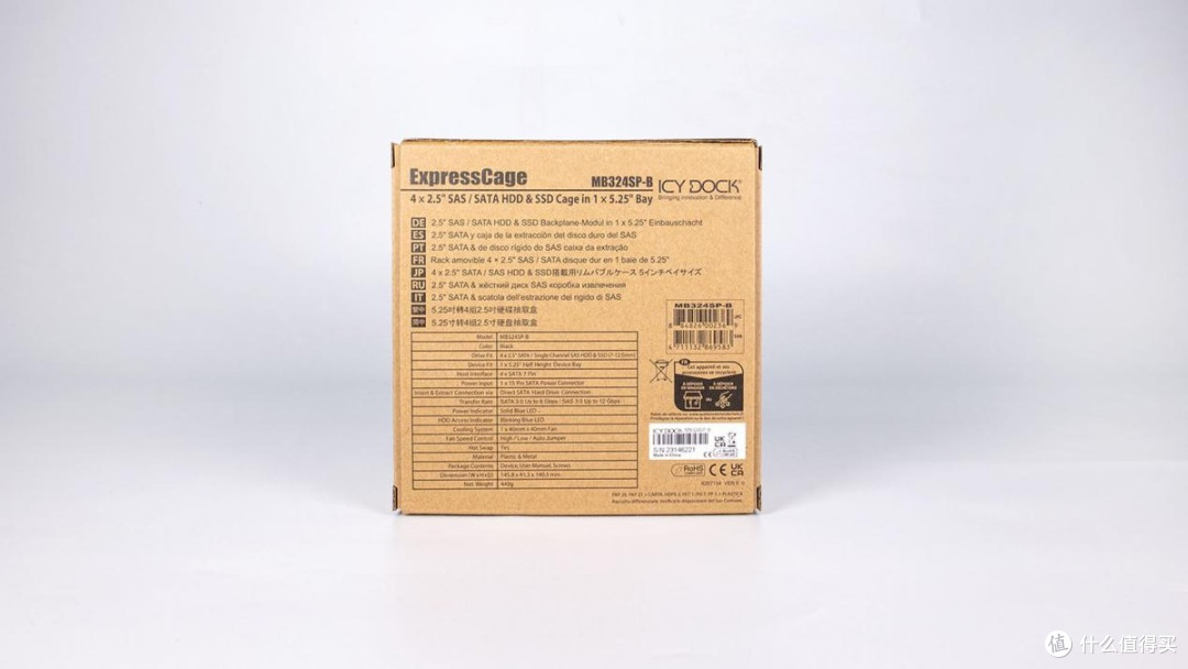 高效建设你的私人云盘，DIY NAS的不二之选——ICY DOCK MB324SP-B，免工具安装4盘位SATA/SAS硬盘抽取盒