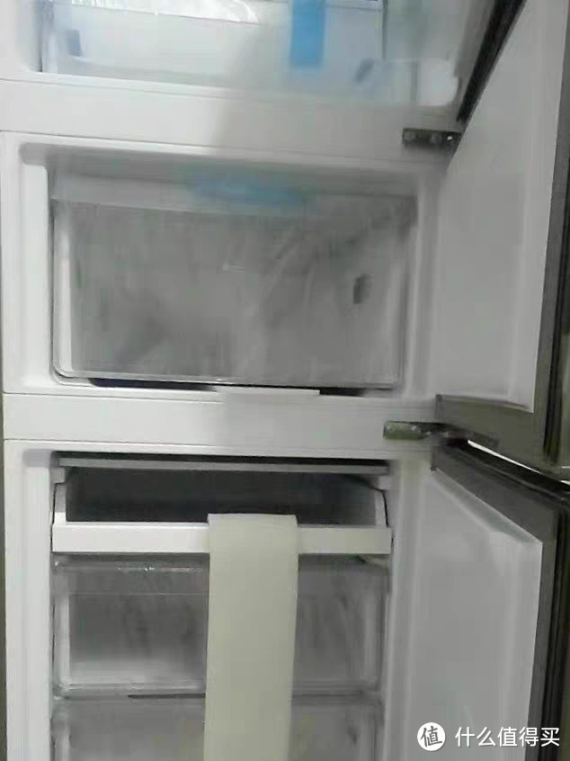 海尔215L三开门节能小冰箱家用省地实用