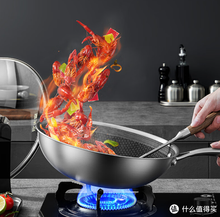 炊大皇 304不锈钢炒锅：品质与便利的完美结合