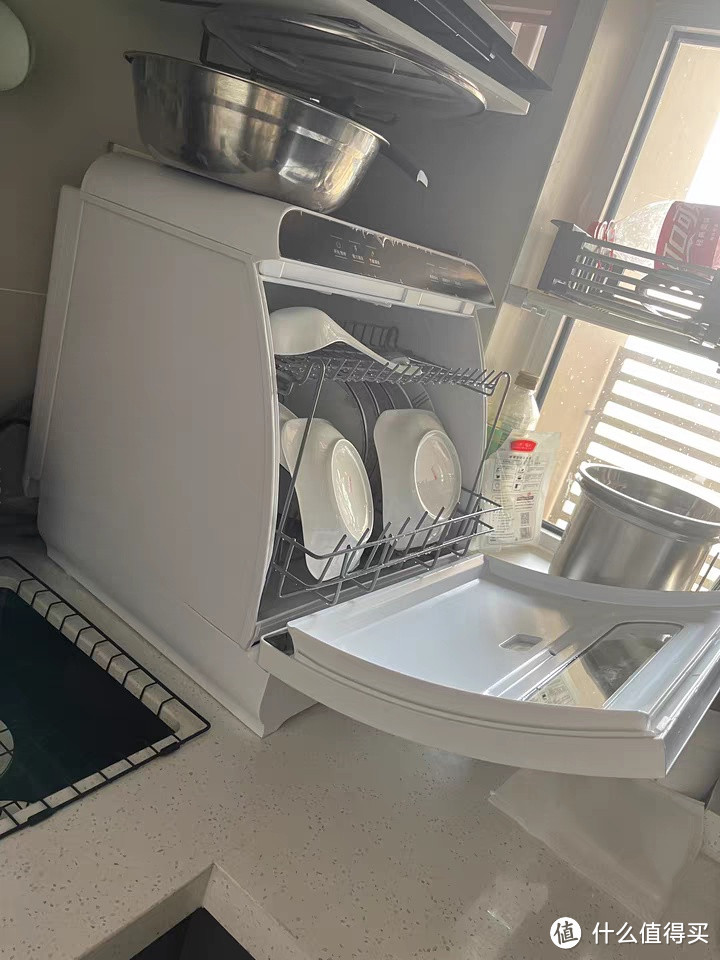 德世厨免安装洗碗机8人套上下双喷淋小型家用台式智能消毒烘干W8