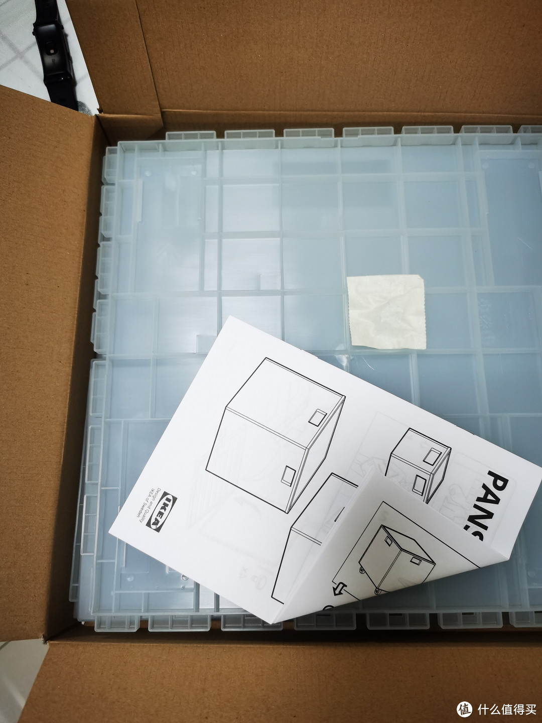IKEA宜家PANSARTAX潘萨塔附盖储物盒透明置物收纳箱