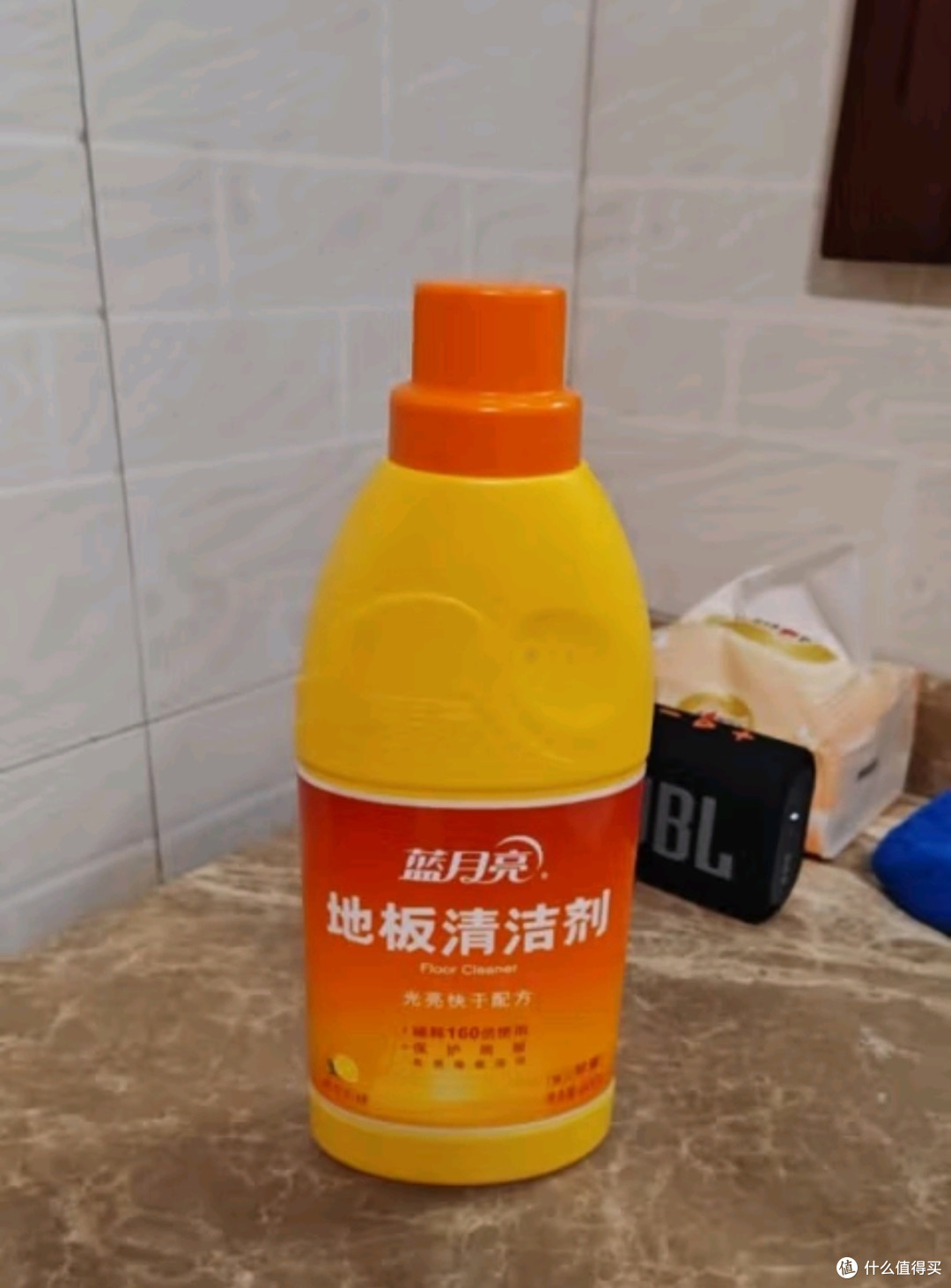 蓝月亮 地板清洁剂2kg*3柠檬香 去污除菌拖地瓷砖地板扫地机器人洗地机