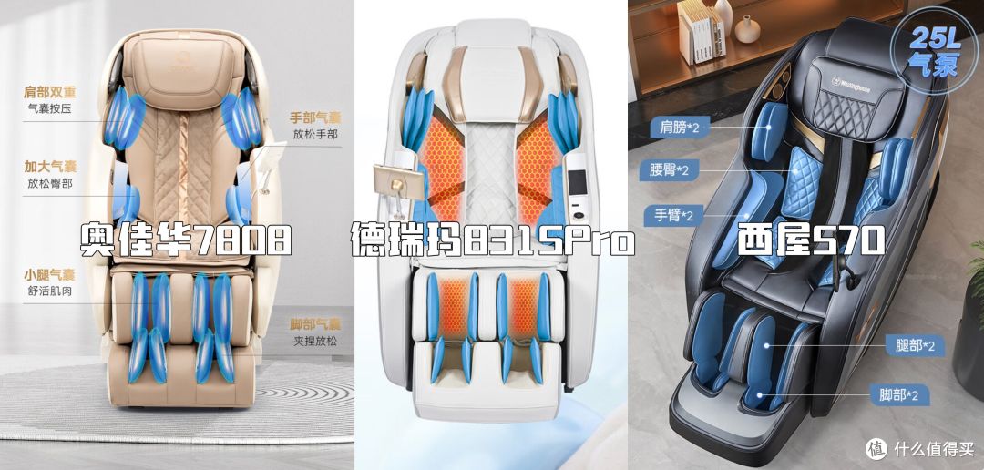不看就买绝对后悔!实测对比三款热门按摩椅,一文搞懂品牌、配置、功能和体验