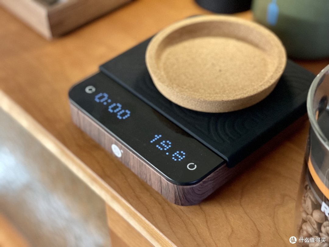 木纹咖啡电子秤，我的咖啡好伴侣