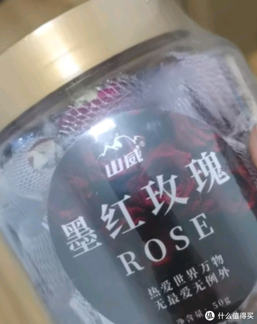 养生人报道好物之山威 墨红玫瑰40克 云南玫瑰花茶特级大朵重瓣玫瑰花冠 