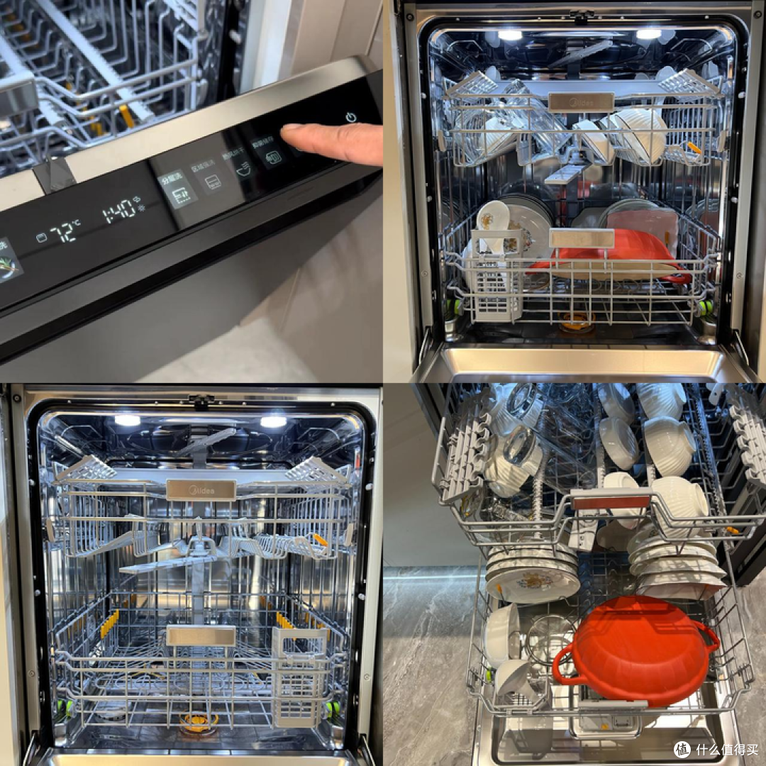 2024年有什么新款洗碗机推荐,美的洗碗机万向3000、RX6000MAX、晶焰S65pro横向对比!