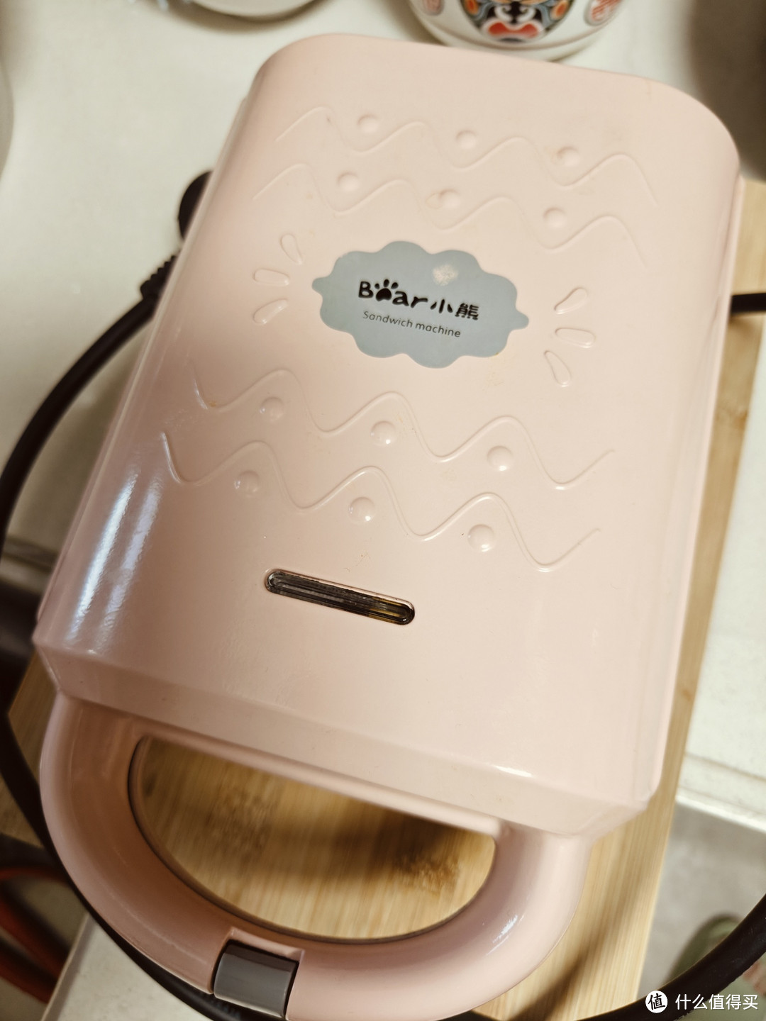 粉色小熊电饼铛，甜蜜生活的必备利器