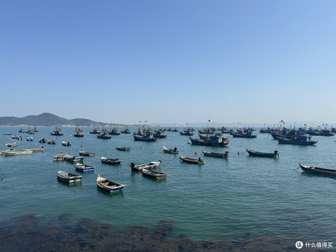 威海l海源公园看渔船，吹海风，看天高海阔