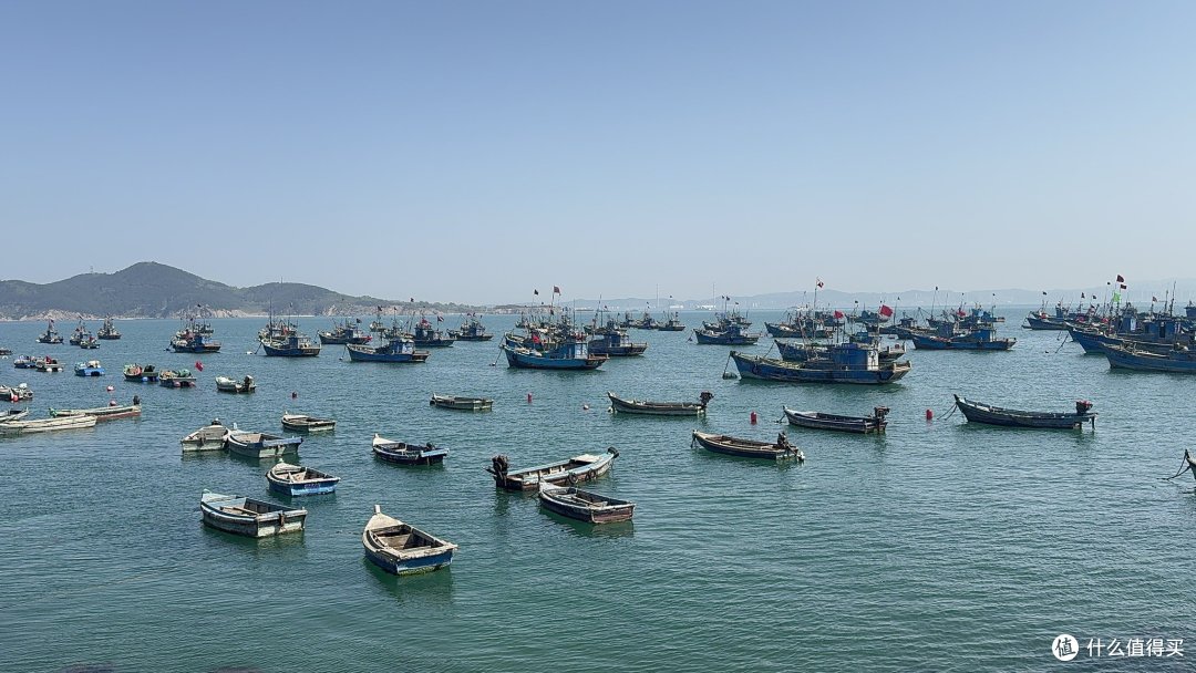 威海l海源公园看渔船，吹海风，看天高海阔