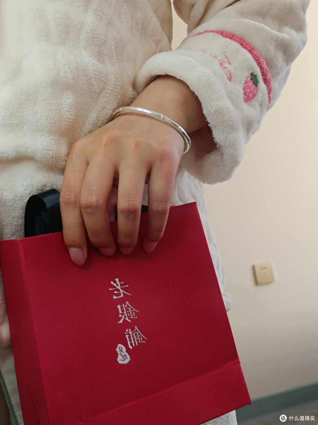 竹节银手镯,送给即将成年的妹妹真不错