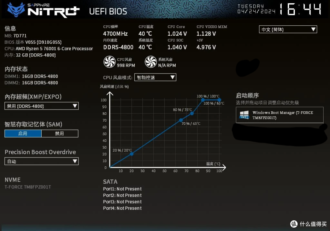 蓝宝石NITRO+B650I WIFI超白金主板实测：体积小巧，用料考究，性能给力！