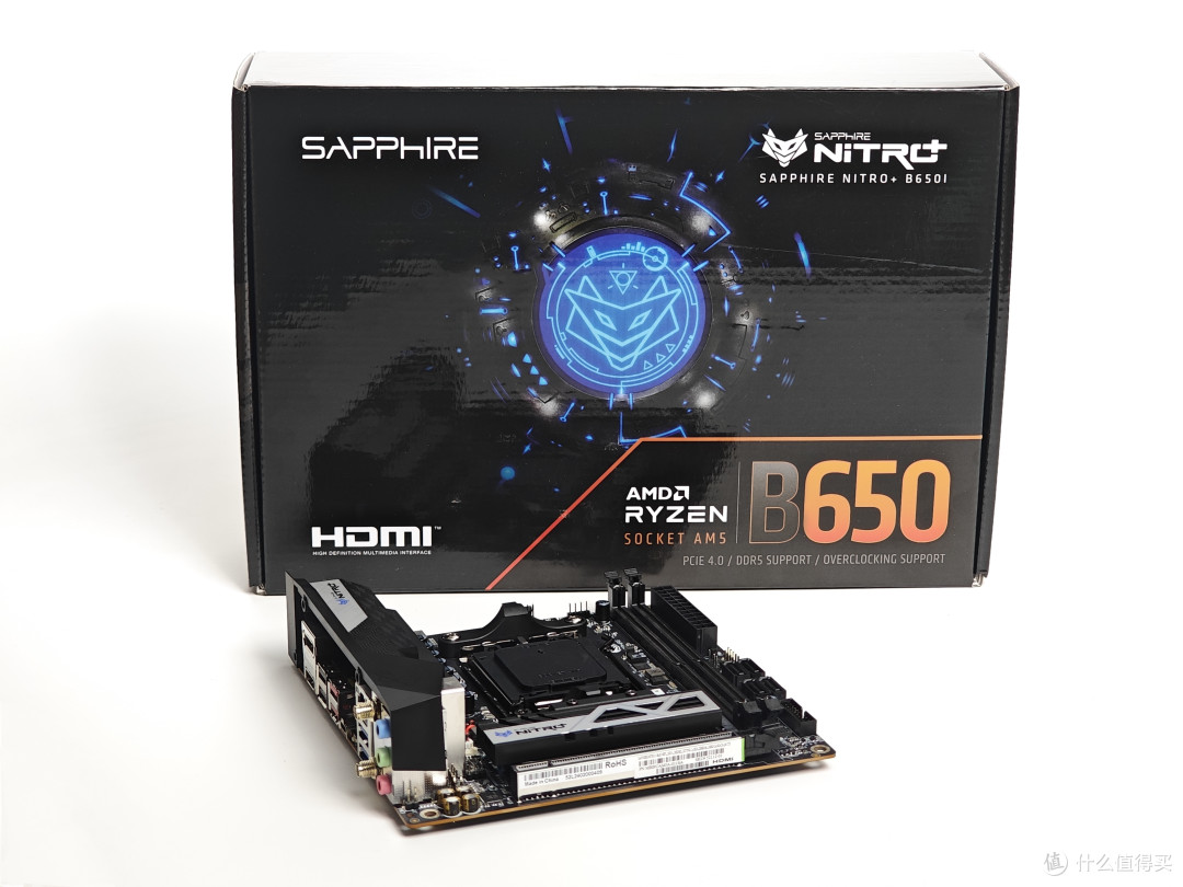 蓝宝石NITRO+B650I WIFI超白金主板实测：体积小巧，用料考究，性能给力！