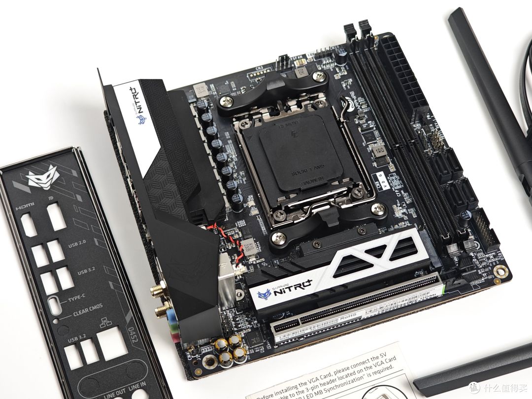 蓝宝石NITRO+B650I WIFI超白金主板实测：体积小巧，用料考究，性能给力！