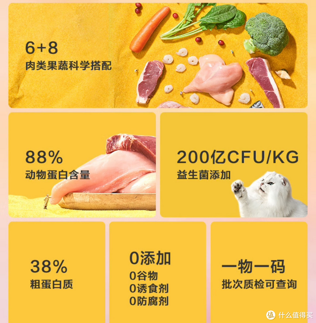猪咪最喜欢吃的无谷猫粮，46块钱1.5kg，营养丰富，健康美味。