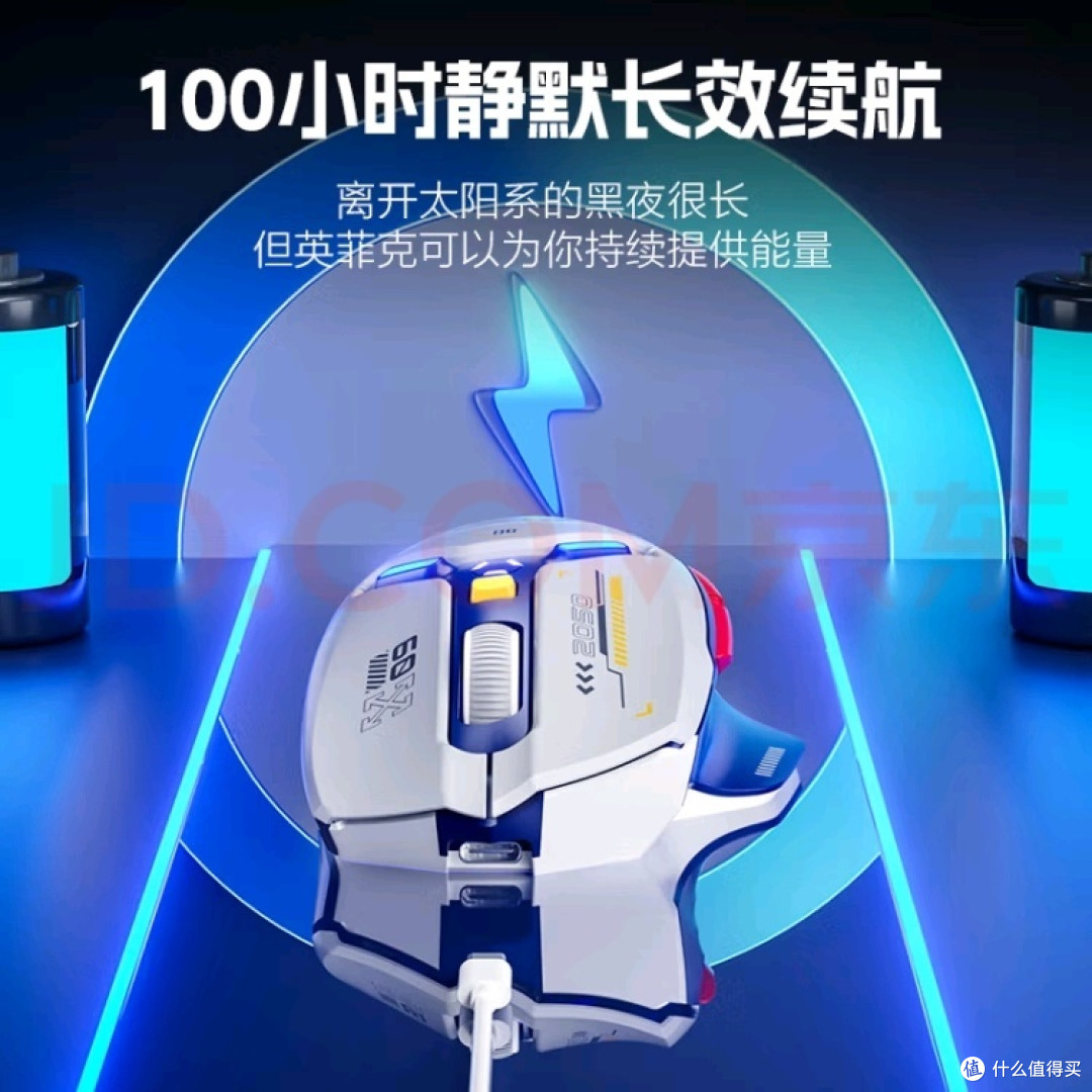 电竞搭子!英菲克(INPHIC)IN9无线蓝牙有线游戏鼠标