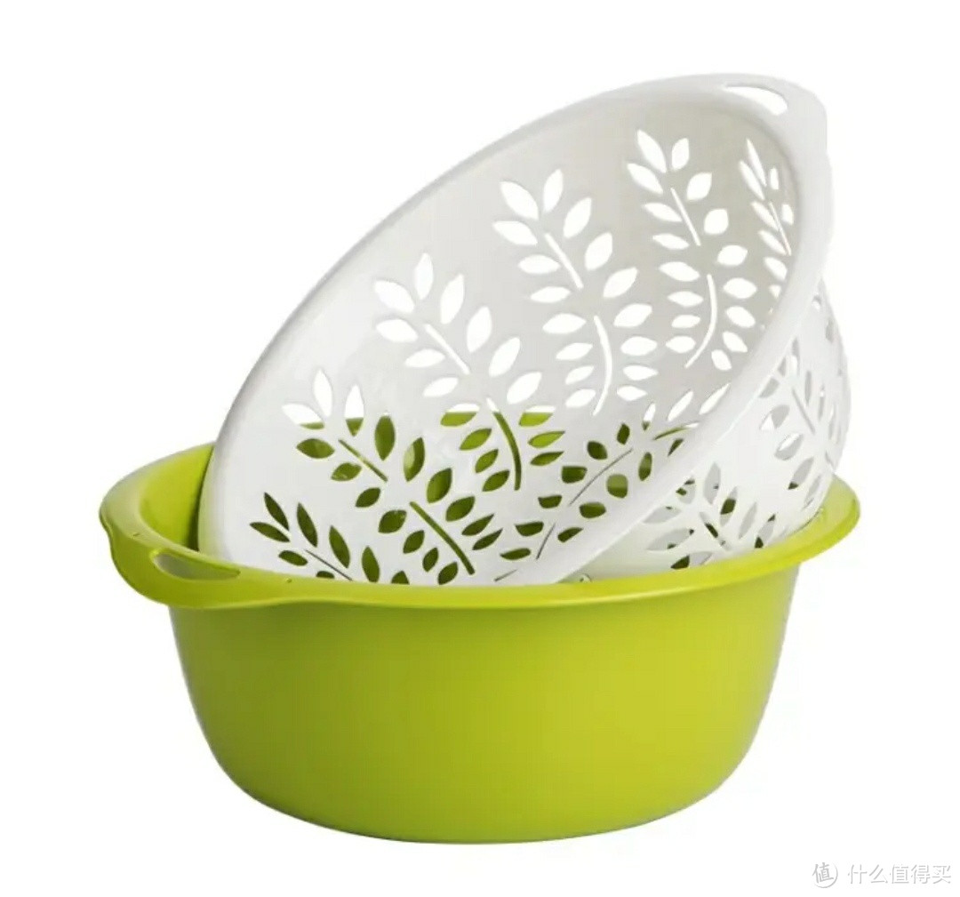 厨房必备神器！茶花新款绿色洗菜篮，让洗菜变得轻松愉快！