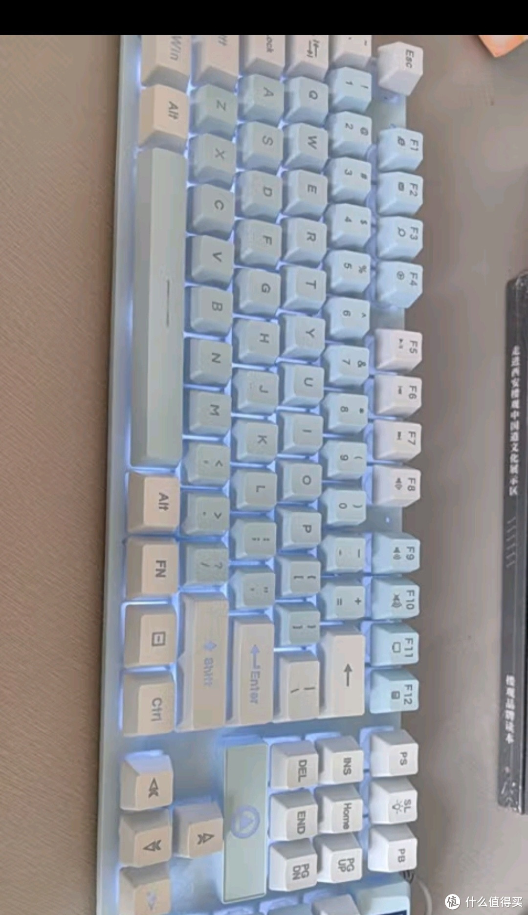 银雕(YINDIAO) K500键盘彩包升级版 机械手感 游戏背光电竞办公 USB外接键盘 