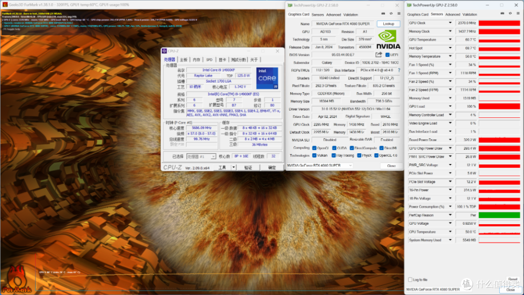 预算1.9W,生产力、游戏性能都拉满:14900KF+4080S显卡+48G大内存海景房主机