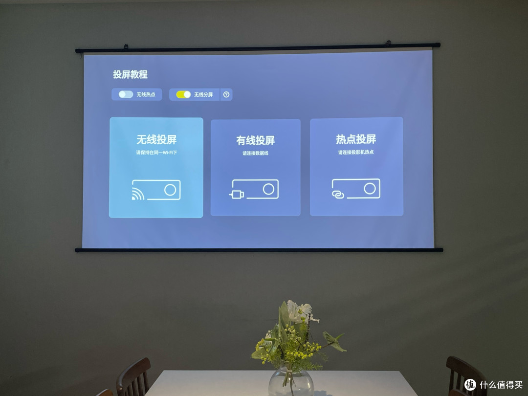 商用投影哪款好？明基E585投影仪测评体验，不同环境效果都在这了