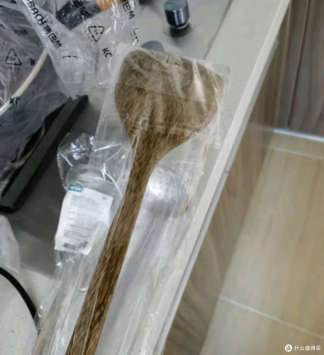 厨房神器秀翻天好物之双枪(Suncha) 家用鸡翅木加长柄锅铲子 不粘锅专用 炒菜铲无漆原木铲可煎可炒