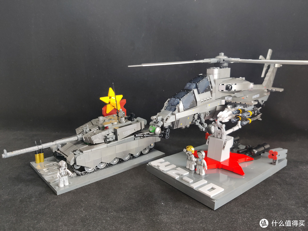 霹雳火起——小鲁班 1/35 WZ-10武装直升机 拼装积木测评