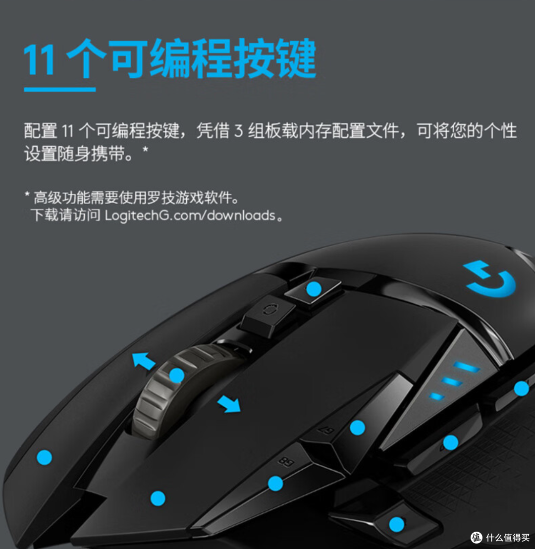 再来看看罗技g pro x superlight无线游戏鼠标.