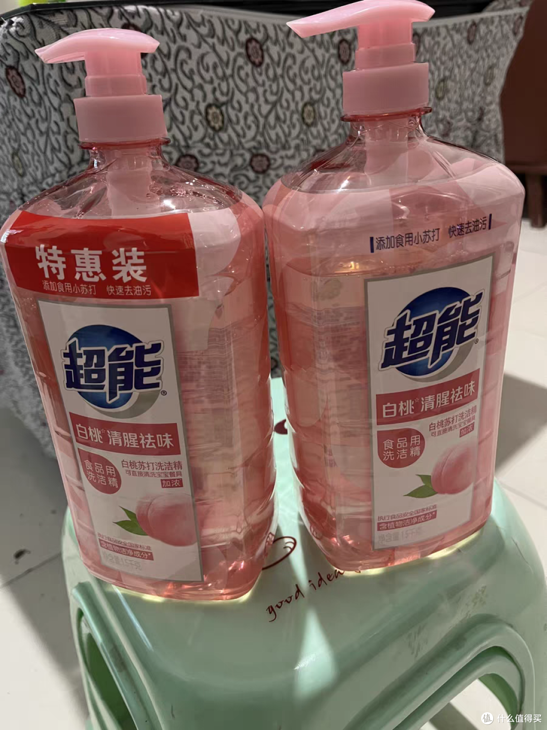 白桃味的洗洁精,香气真好闻